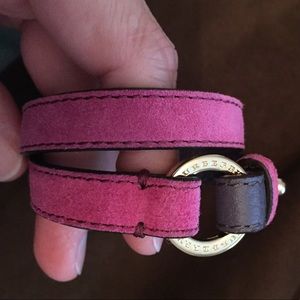 Burberry suede bracelets